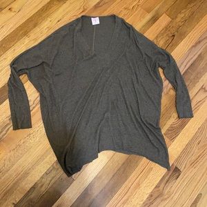 dark green sweater